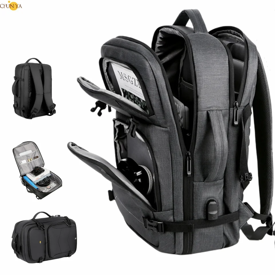 Luxury Large Business Backpack For Men Women 15.6" Laptop Bag USB Schoolbag Rucksack Computer Backbag Mochila Travel Daypack
Luxury Large Business Backpack For Men Women 15.6" Laptop Bag USB Schoolbag Rucksack Computer Backbag Mochila Travel Daypack