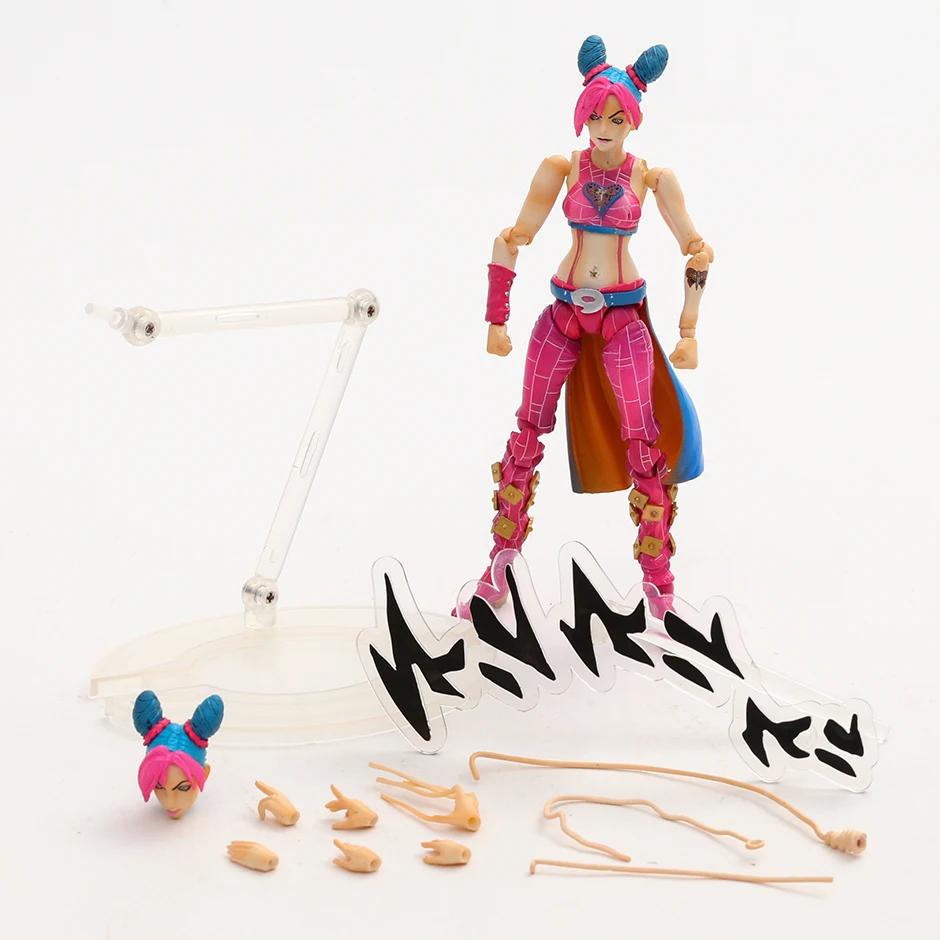 Super Action Statue JoJo's Bizarre Adventure Part 6 Jolyne Cujoh WF2015 Figure Figuine Model Decoration PVC Toy
Super Action Statue JoJo's Bizarre Adventure Part 6 Jolyne Cujoh WF2015 Figure Figuine Model Decoration PVC Toy