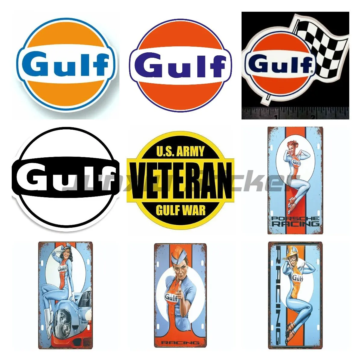 Gulf Gasoline Engine Oil Gulf with Flag Sticker Motor Tank Decal Fit for Helmet Car Motorcycle and More
Gulf Gasoline Engine Oil Gulf with Flag Sticker Motor Tank Decal Fit for Helmet Car Motorcycle and More