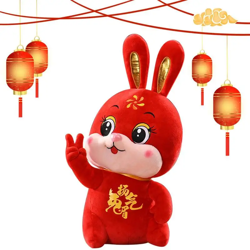 Mascot Rabbit Plush Doll 2023 Chinese New Year Mascot Rabbit Plush Doll Stuffed Animals Cute Bunny Chinese Style Decorations
Mascot Rabbit Plush Doll 2023 Chinese New Year Mascot Rabbit Plush Doll Stuffed Animals Cute Bunny Chinese Style Decorations