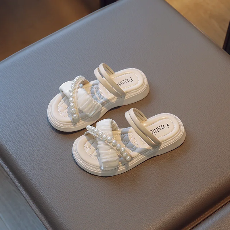 New 2023 Summer Girls Slip-on Sandals Pearl Beadings Sandals For Girl Fashion Design Big Girls Outdoor Slippers Size 23-36
New 2023 Summer Girls Slip-on Sandals Pearl Beadings Sandals For Girl Fashion Design Big Girls Outdoor Slippers Size 23-36