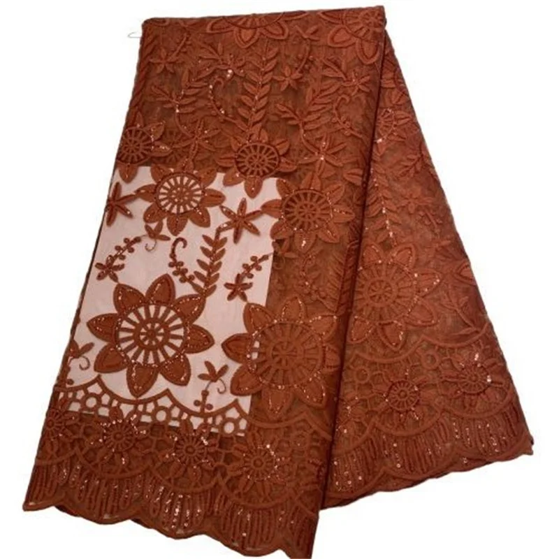 Orange Sequined Design Red French Milk Silk Lace Fabric Embroidery African Mesh Lace Fabric With Sequins For Party Dress Yellow
Orange Sequined Design Red French Milk Silk Lace Fabric Embroidery African Mesh Lace Fabric With Sequins For Party Dress Yellow