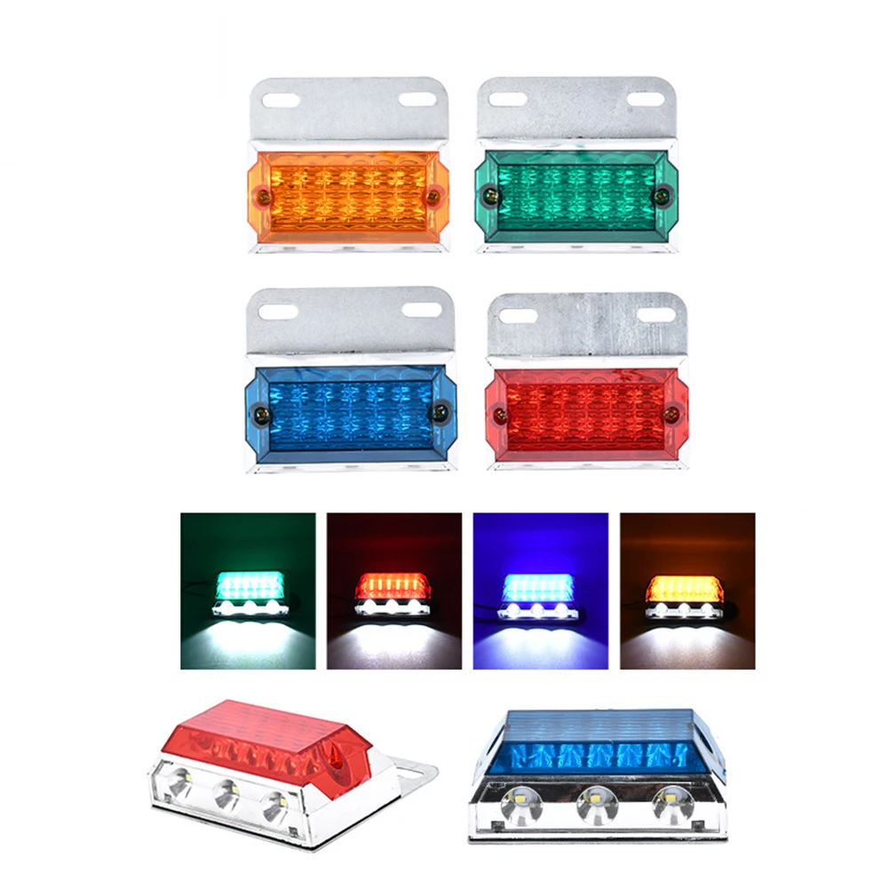 24V Auto Truck Side Marker Indicator Light LED Trailer Light Rear Side Lamp Yellow/Red/Blue/Green Marker Lights Car Accessories
24V Auto Truck Side Marker Indicator Light LED Trailer Light Rear Side Lamp Yellow/Red/Blue/Green Marker Lights Car Accessories