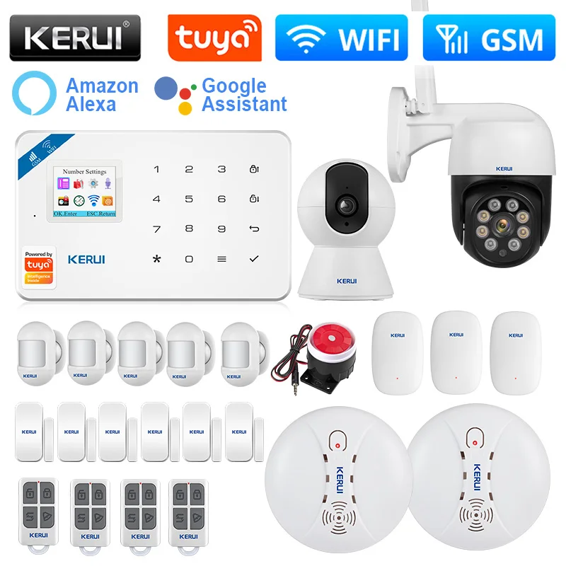 KERUI W181 сигнализация для дома поддержка Alexa WIFI GSM сигнализация Tuya умный датчик движения датчик двери проводная сирена
KERUI W181 сигнализация для дома поддержка Alexa WIFI GSM сигнализация Tuya умный датчик движения датчик двери проводная сирена