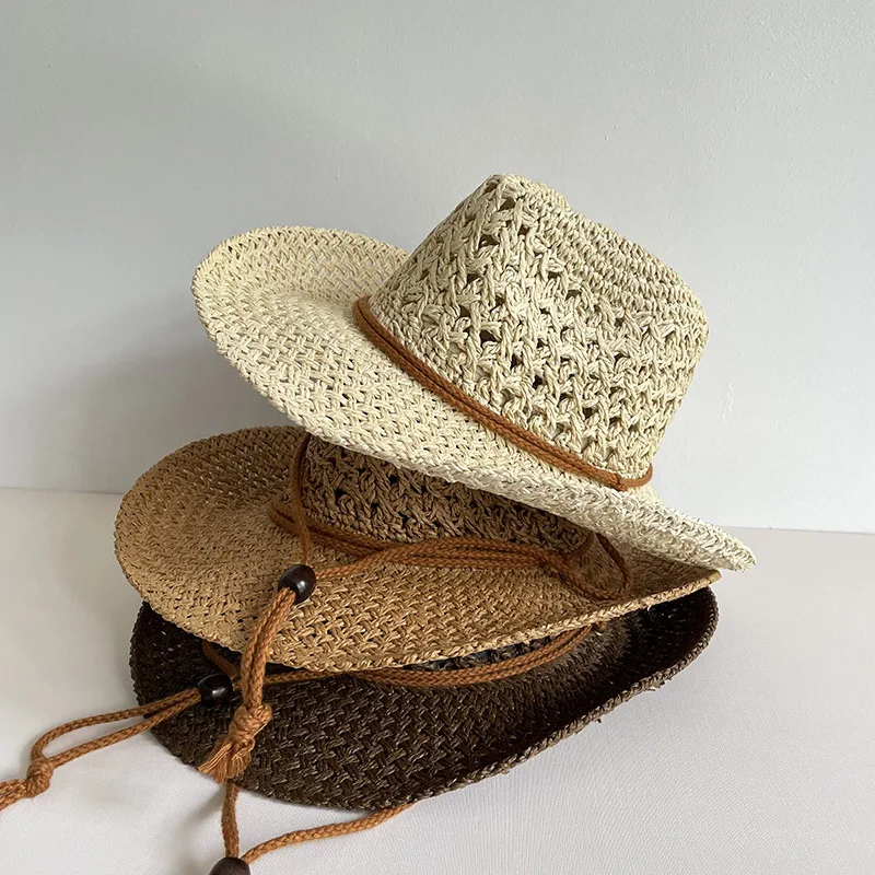 Unisex Women Men Fashion Summer Casual Trendy Beach Sun Hollow Out Straw Panama Jazz Hat Cowboy Fedora Hat Gangster Cap
Unisex Women Men Fashion Summer Casual Trendy Beach Sun Hollow Out Straw Panama Jazz Hat Cowboy Fedora Hat Gangster Cap