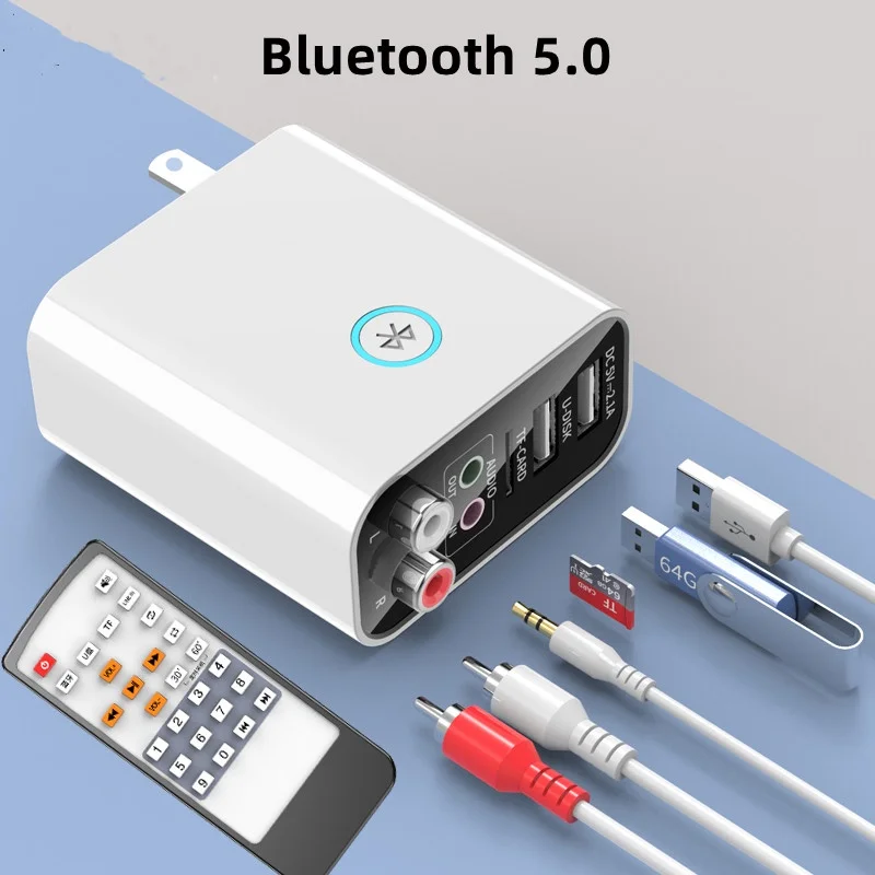 

2-в-1 Пульт дистанционного управления Bluetooth 5,0 адаптер аудио передатчик получение 3,5 мм Беспроводное управление через приложение Usb зарядное ...