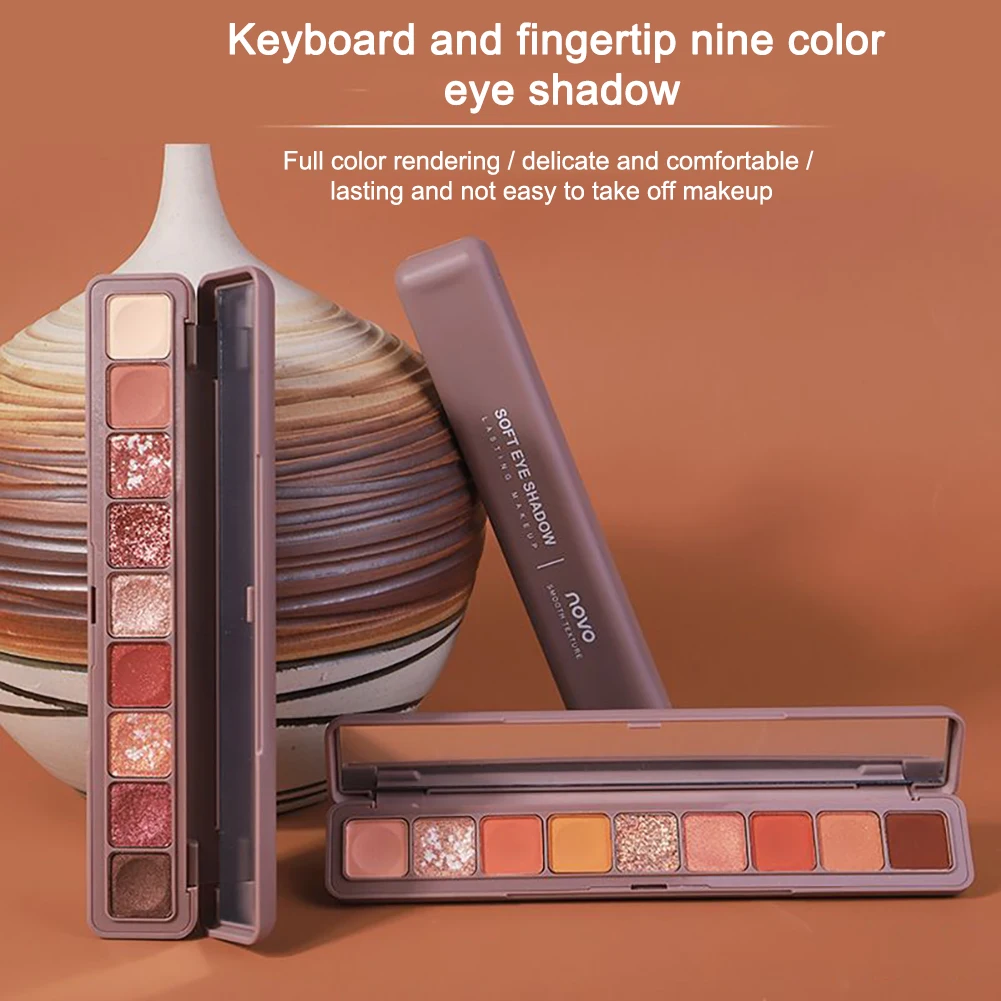 NOVO Matte Glitter Eyeshadow Palette Pearlescent Shimmer Pearl Eye Shadow Longlasting Waterproof Makeup 9 Color Eyeshadow
NOVO Matte Glitter Eyeshadow Palette Pearlescent Shimmer Pearl Eye Shadow Longlasting Waterproof Makeup 9 Color Eyeshadow