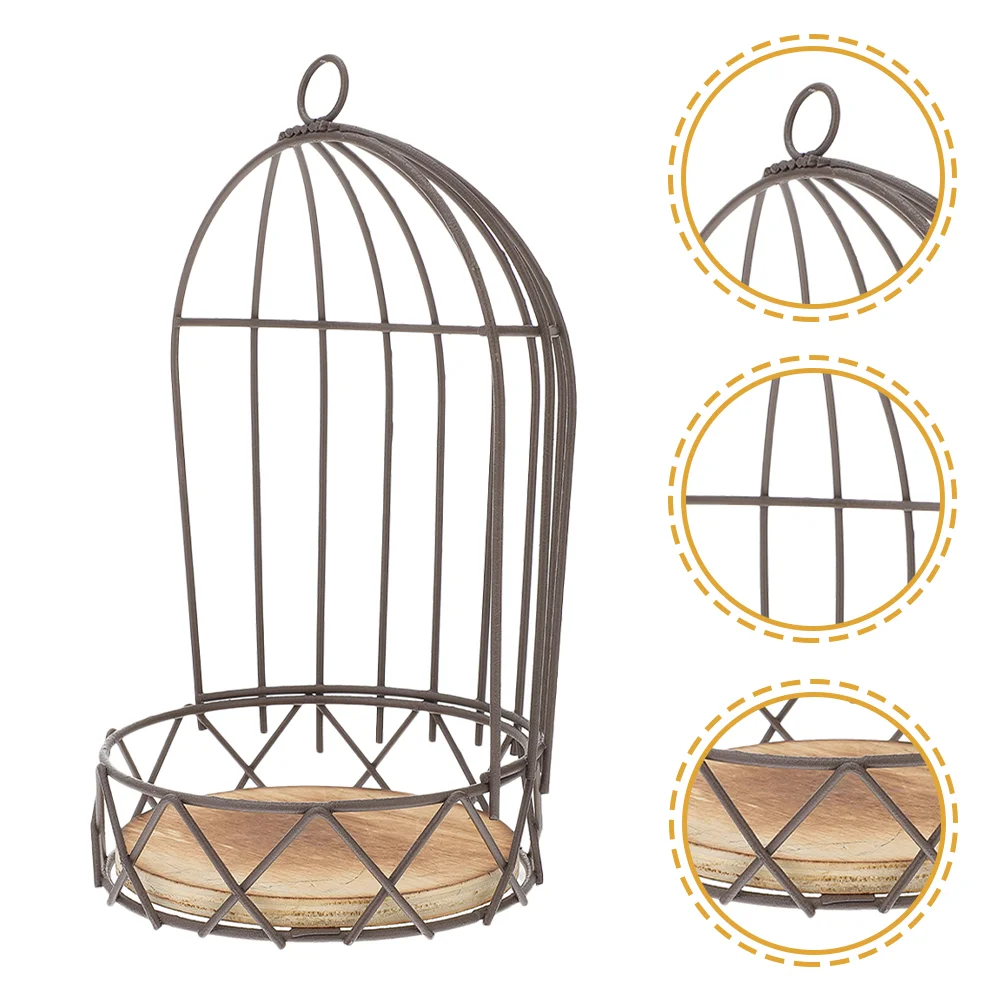 Iron Delicate Birdcage Adornment Hanging Birdcage Planter Half Birdcage Flower Rack Wall Hanging Flower Stand
Iron Delicate Birdcage Adornment Hanging Birdcage Planter Half Birdcage Flower Rack Wall Hanging Flower Stand