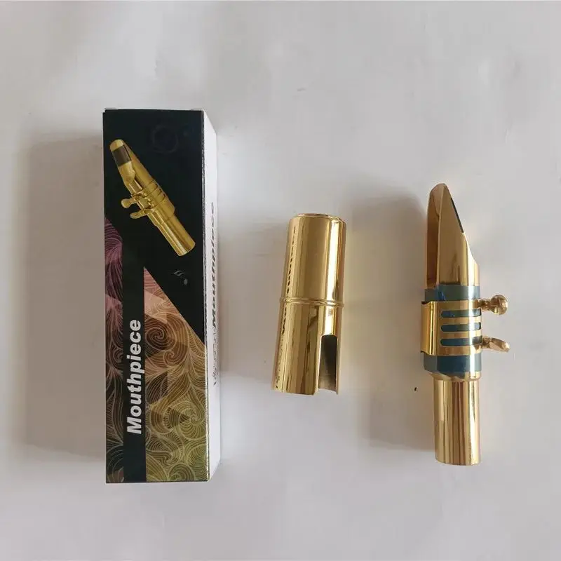 High Quality Metal Brass Gold Lacquer Saxophone Mouthpiece For Baritone Sax New Musical Instrument Accessories Size 5 6 7 8 9
High Quality Metal Brass Gold Lacquer Saxophone Mouthpiece For Baritone Sax New Musical Instrument Accessories Size 5 6 7 8 9