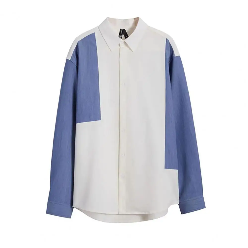Stylish Work Shirt Single-breasted Fine Sewn Business Shirt Autumn Simple Contrast Stitching Shirt Top
Stylish Work Shirt Single-breasted Fine Sewn Business Shirt Autumn Simple Contrast Stitching Shirt Top