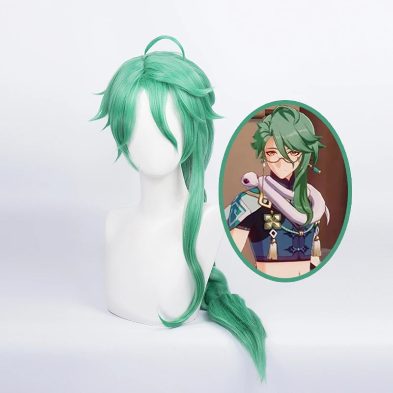 Genshin Impact BAIZHU Cosplay Wig Baishu Green Long Straight Braided Ponytail Heat Resistant Anime Role Play Synthetic Hair
Genshin Impact BAIZHU Cosplay Wig Baishu Green Long Straight Braided Ponytail Heat Resistant Anime Role Play Synthetic Hair