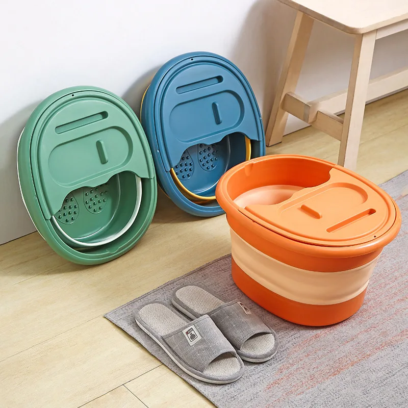 portable Foldable Foot Bath Bucket creative Massage heat preservation foot washing bucket with cover massage foot soaking bucket
portable Foldable Foot Bath Bucket creative Massage heat preservation foot washing bucket with cover massage foot soaking bucket