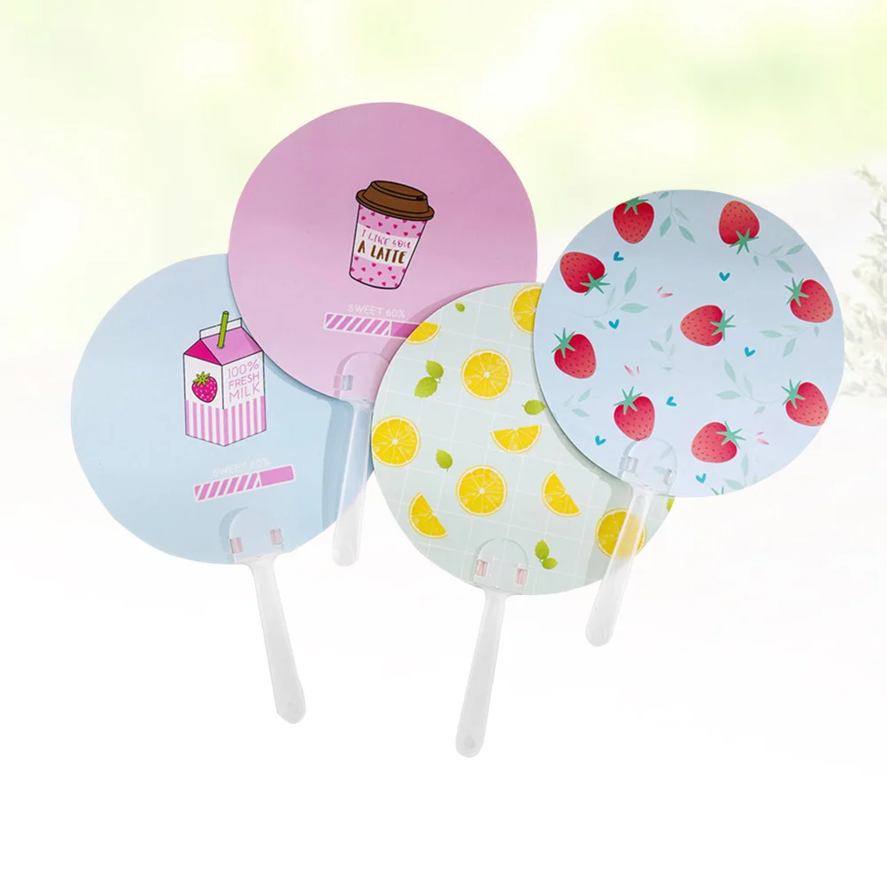 4 Pcs Decor Fan Home Decorations Fruit Gift Mini Round Shaped Fans Strawberry Gifts Pattern Handheld Cartoon Portable
4 Pcs Decor Fan Home Decorations Fruit Gift Mini Round Shaped Fans Strawberry Gifts Pattern Handheld Cartoon Portable