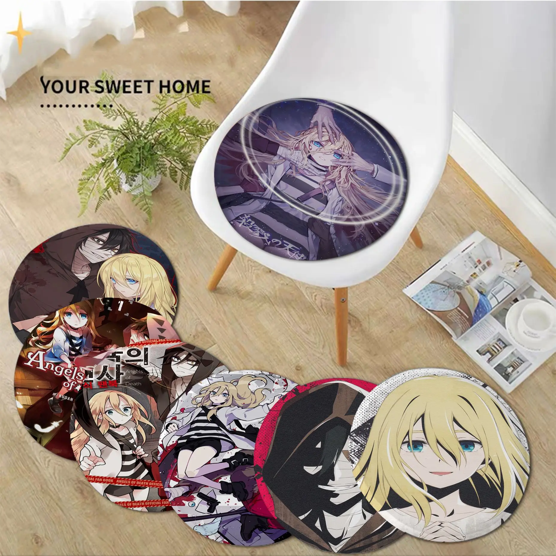 Angels Of Death Round Chair Cushion Soft Office Car Seat Comfort Breathable 45x45cm Sofa Decor Tatami
Angels Of Death Round Chair Cushion Soft Office Car Seat Comfort Breathable 45x45cm Sofa Decor Tatami