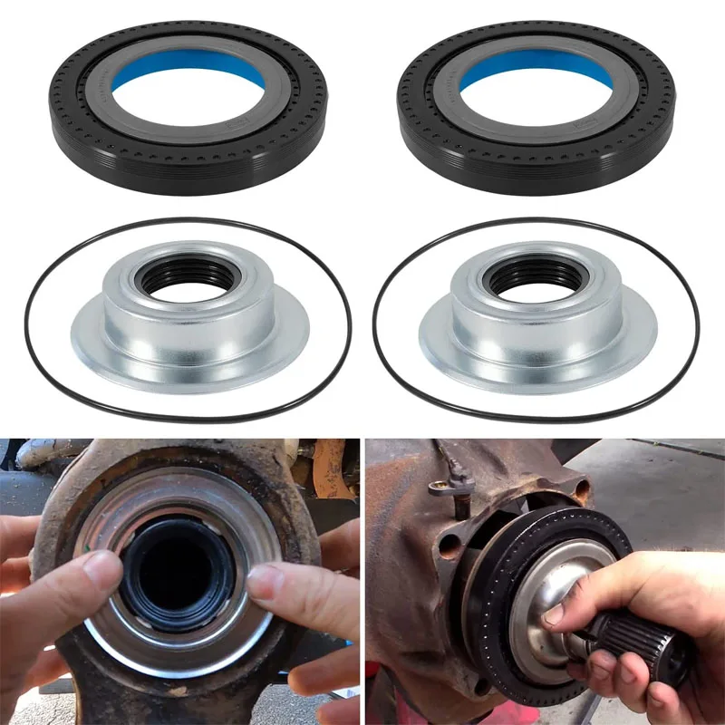 YMT Front Axle Knuckle Vaccum Shaft Seal & Outer Tube Seals Kit Set Fit For Ford 2005-2014 F250 - F550 Super Duty Dana Super 60
YMT Front Axle Knuckle Vaccum Shaft Seal & Outer Tube Seals Kit Set Fit For Ford 2005-2014 F250 - F550 Super Duty Dana Super 60