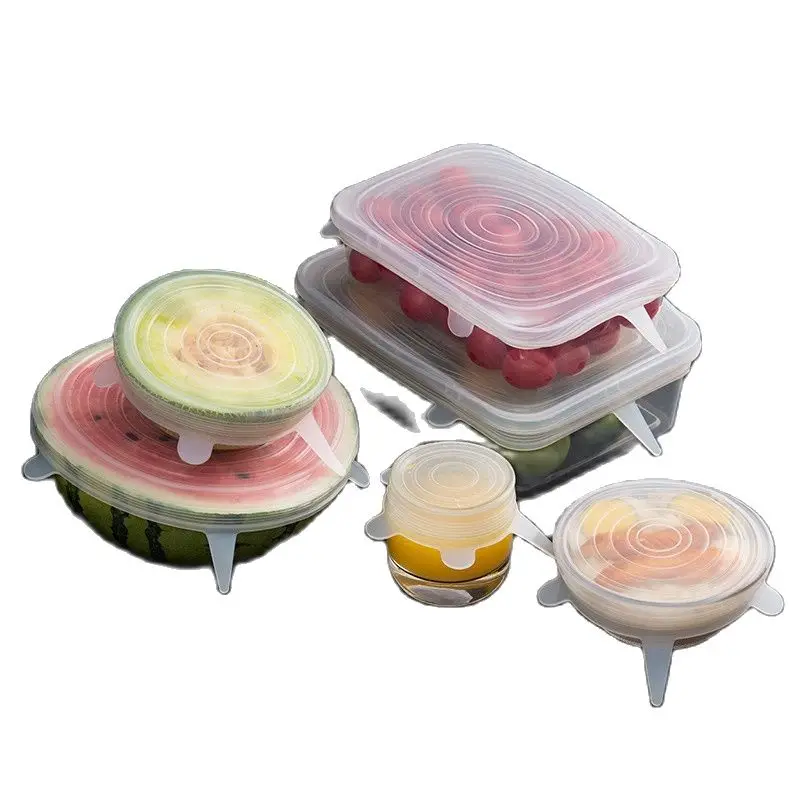 Universal Food Silicone Cover Lids Flexible Silicone Bowl Covers for Bowl Jar Glassware Kitchen Strench Lids 6pcs Dropshipping
Universal Food Silicone Cover Lids Flexible Silicone Bowl Covers for Bowl Jar Glassware Kitchen Strench Lids 6pcs Dropshipping