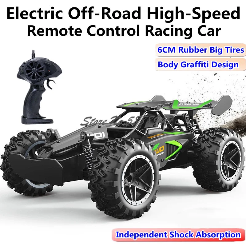 Electric Off- Road High-Speed Remote Control Racing Car 1:18 2.4G Independen Shock Absorption Steering Fine Tune RC Car Model
Electric Off- Road High-Speed Remote Control Racing Car 1:18 2.4G Independen Shock Absorption Steering Fine Tune RC Car Model
