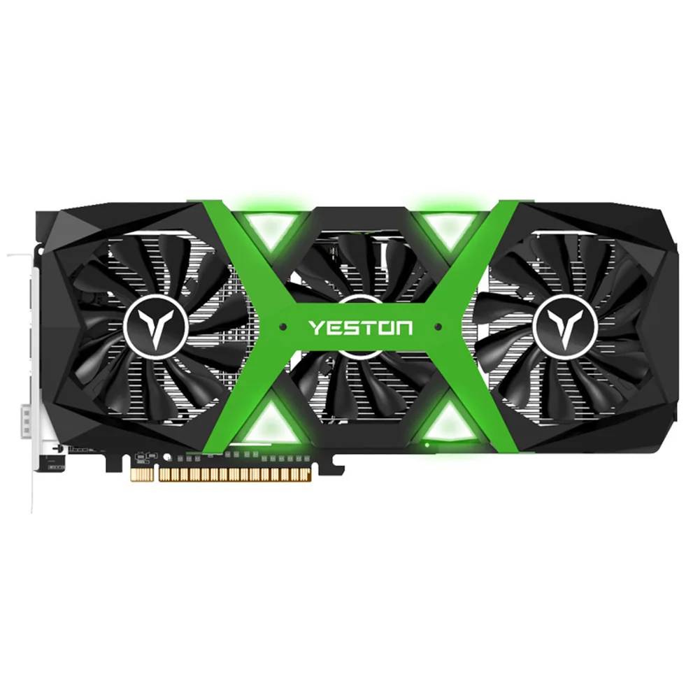 Игровая видеокарта Yeston RTX2060 Super-8G D6 PA, 1470-1650 МГц/14 ГГц/8 ГБ/бит/GDDR6, память с 3 охлаждающими вентиляторами, DVI-D + порты HD + DP 
Игровая видеокарта Yeston RTX2060 Super-8G D6 PA, 1470-1650 МГц/14 ГГц/8 ГБ/бит/GDDR6, память с 3 охлаждающими вентиляторами, DVI-D + порты HD + DP