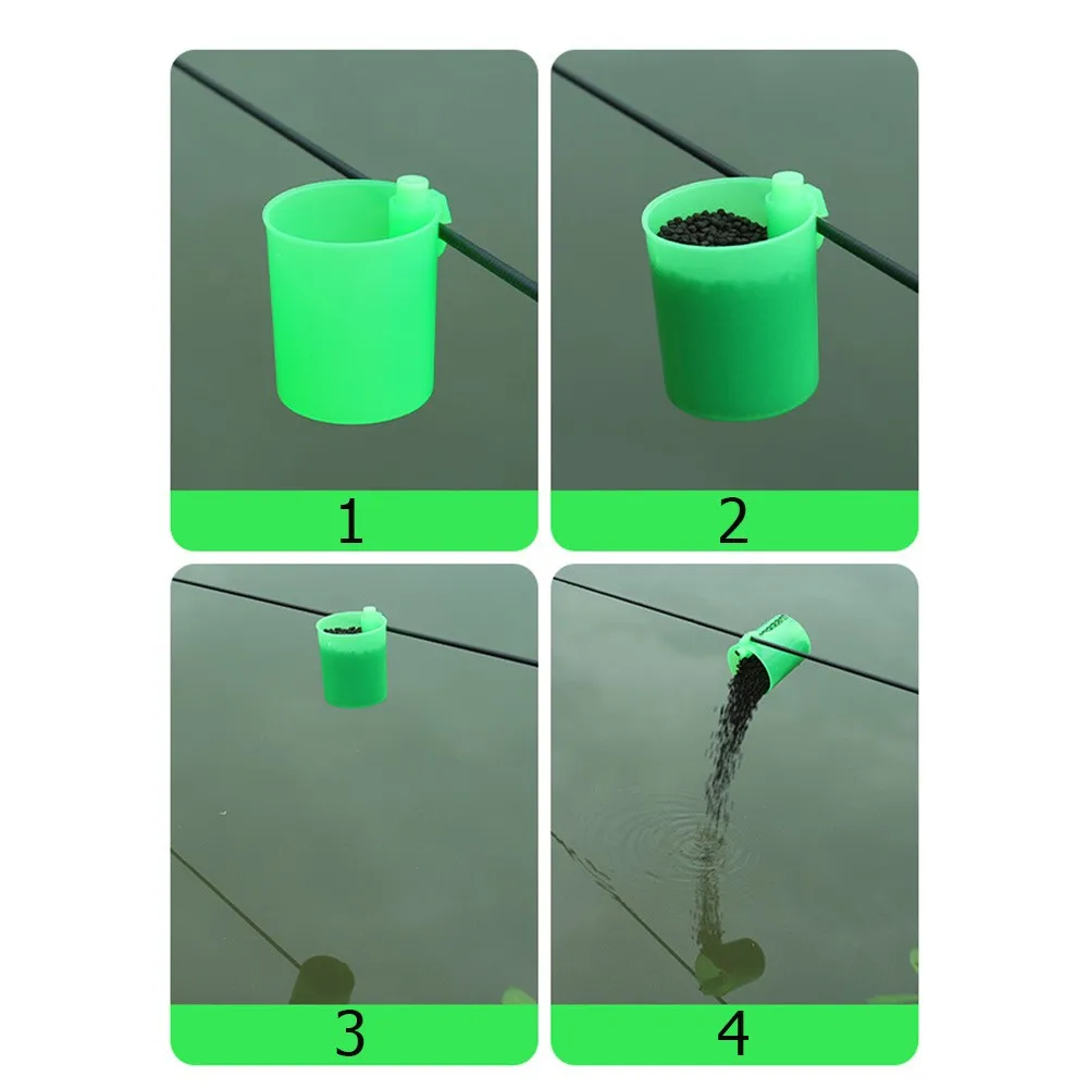 Accessory Fishing Pole Pots Bait Cup Feeder Feeding Pot Fishing Pellet Pole Pots High Quality Practical Brand New
Accessory Fishing Pole Pots Bait Cup Feeder Feeding Pot Fishing Pellet Pole Pots High Quality Practical Brand New