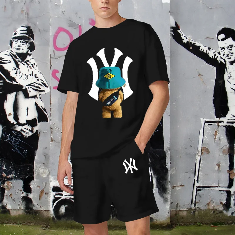 Luxury Bear Short Sets Cotton Men Hip Hop Clothes Oversized Women Comfy T-shirt Shorts Brand Fashion Streetwear Outdoor Outfit
Luxury Bear Short Sets Cotton Men Hip Hop Clothes Oversized Women Comfy T-shirt Shorts Brand Fashion Streetwear Outdoor Outfit