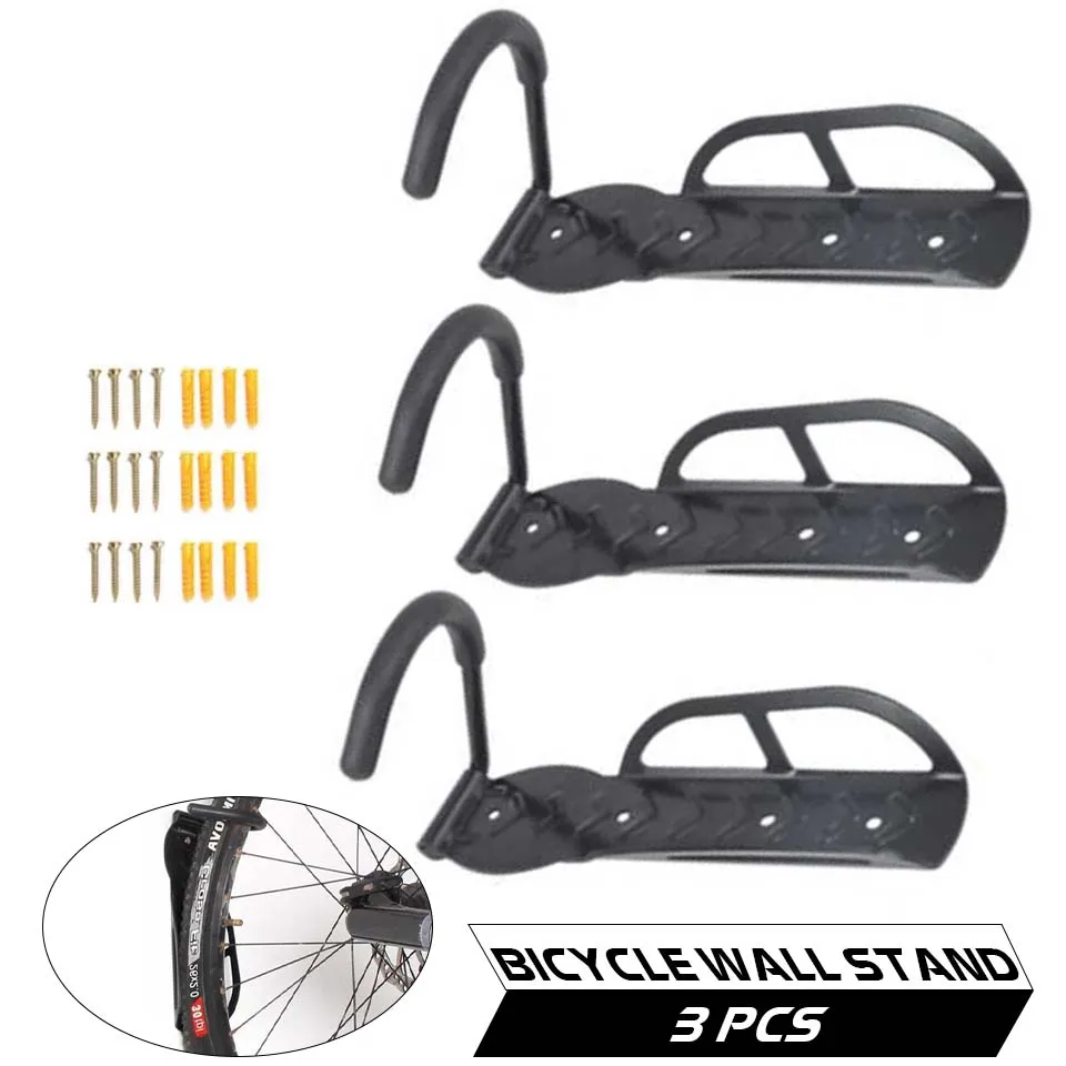 3 PCS Bike Bicycle Wall Stand Holder Mount Bicycle Mountain Bike Storage Wall Mounted Rack Stands Steel Wall Hanger Hook Bicycle
3 PCS Bike Bicycle Wall Stand Holder Mount Bicycle Mountain Bike Storage Wall Mounted Rack Stands Steel Wall Hanger Hook Bicycle