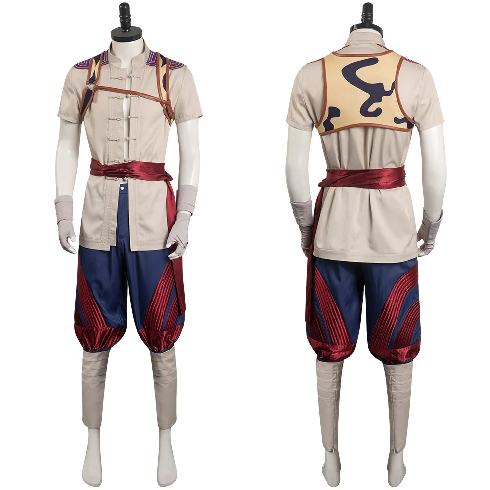 Костюм для косплея из игры Mortal Cos Kombat Liu Kang, мужские топы, брюки, повязка на голову, комплект одежды для взрослых, мужской костюм для ролевых игр 
Костюм для косплея из игры Mortal Cos Kombat Liu Kang, мужские топы, брюки, повязка на голову, комплект одежды для взрослых, мужской костюм для ролевых игр