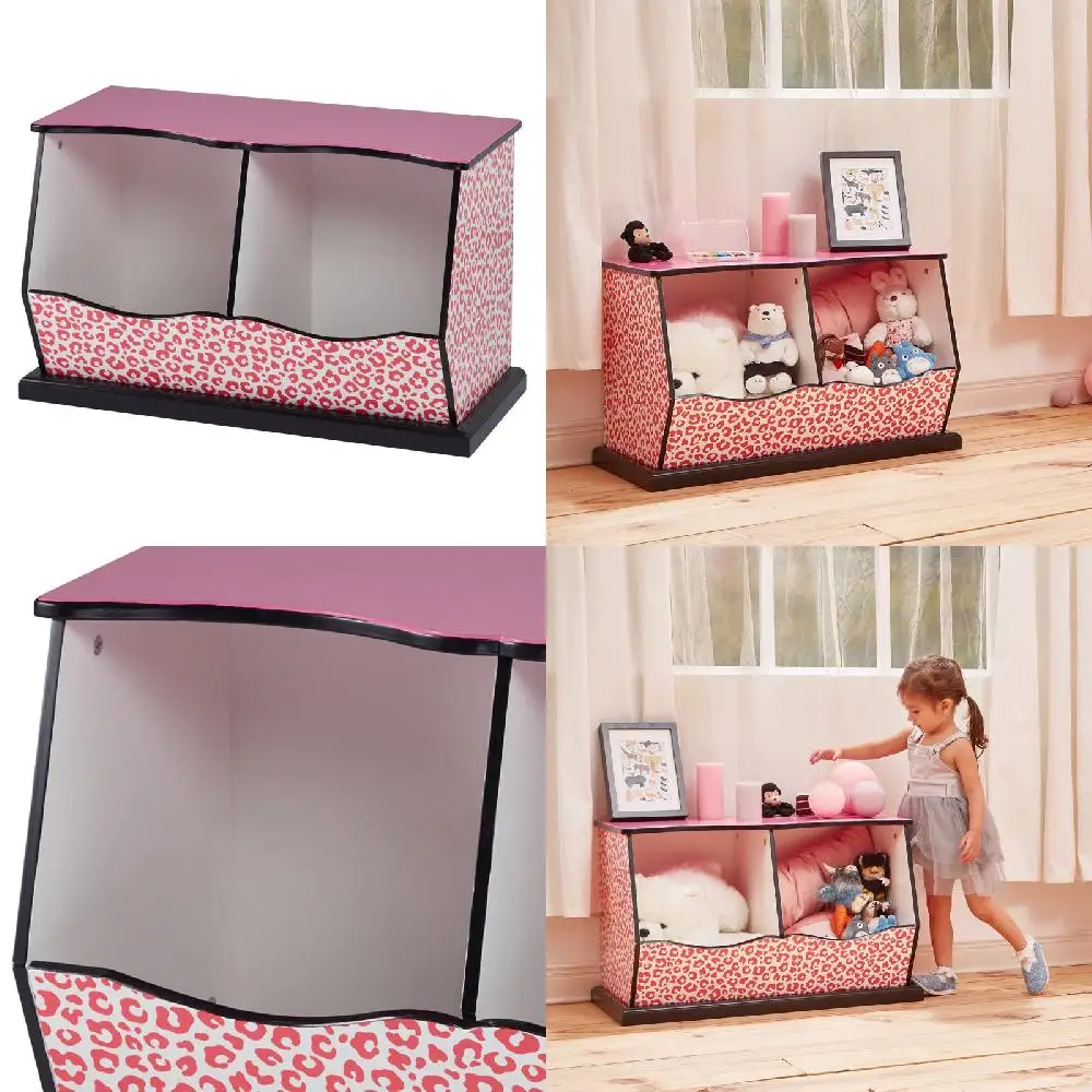 Gorgeous 3.59 Gallon Pink & Black Wood & Metal Toy Storage Chests - Perfect for Organizing and Decluttering Kids Toys!
Gorgeous 3.59 Gallon Pink & Black Wood & Metal Toy Storage Chests - Perfect for Organizing and Decluttering Kids Toys!