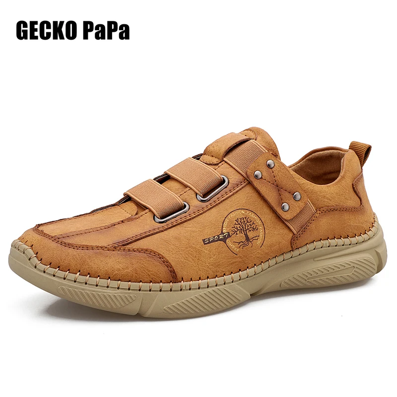 Mens Casual Leather Shoes Handmade Microfiber Shoes Fashion Soft Anti-slip Rubber Loafers Man Slip-on Walking Shoes Size 38-46
Mens Casual Leather Shoes Handmade Microfiber Shoes Fashion Soft Anti-slip Rubber Loafers Man Slip-on Walking Shoes Size 38-46