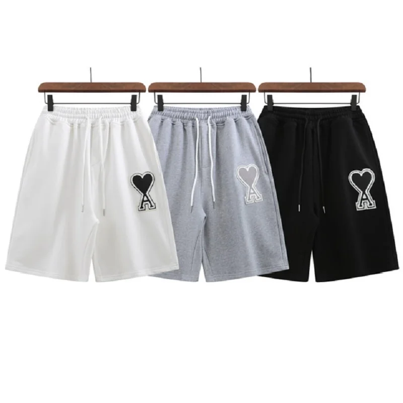 2022 Ami Summer New A-word Love Elastic Waist Patch Men's Casual Shorts Sports Shorts Men's And Women's Korean Fashion Shorts
2022 Ami Summer New A-word Love Elastic Waist Patch Men's Casual Shorts Sports Shorts Men's And Women's Korean Fashion Shorts