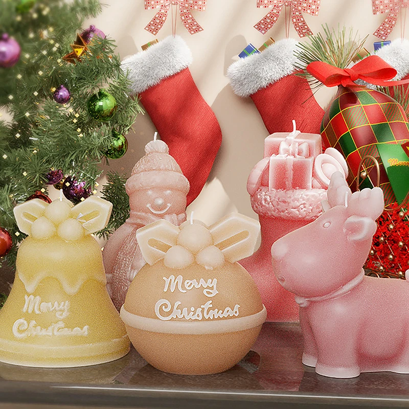 Christmas Series Silicone Candle Mold Christmas Sock Bell Snowman Elk Santa Claus Gypsum Resin Soap Mould Home Decor Gift 
Christmas Series Silicone Candle Mold Christmas Sock Bell Snowman Elk Santa Claus Gypsum Resin Soap Mould Home Decor Gift