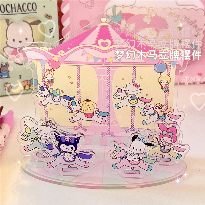 2022 Kawaii Sanrio Figure Rotating Trojan Cinnamoroll Melody Anime Figures Acylic Display Dream Amusement Park Decoration Gifts
2022 Kawaii Sanrio Figure Rotating Trojan Cinnamoroll Melody Anime Figures Acylic Display Dream Amusement Park Decoration Gifts