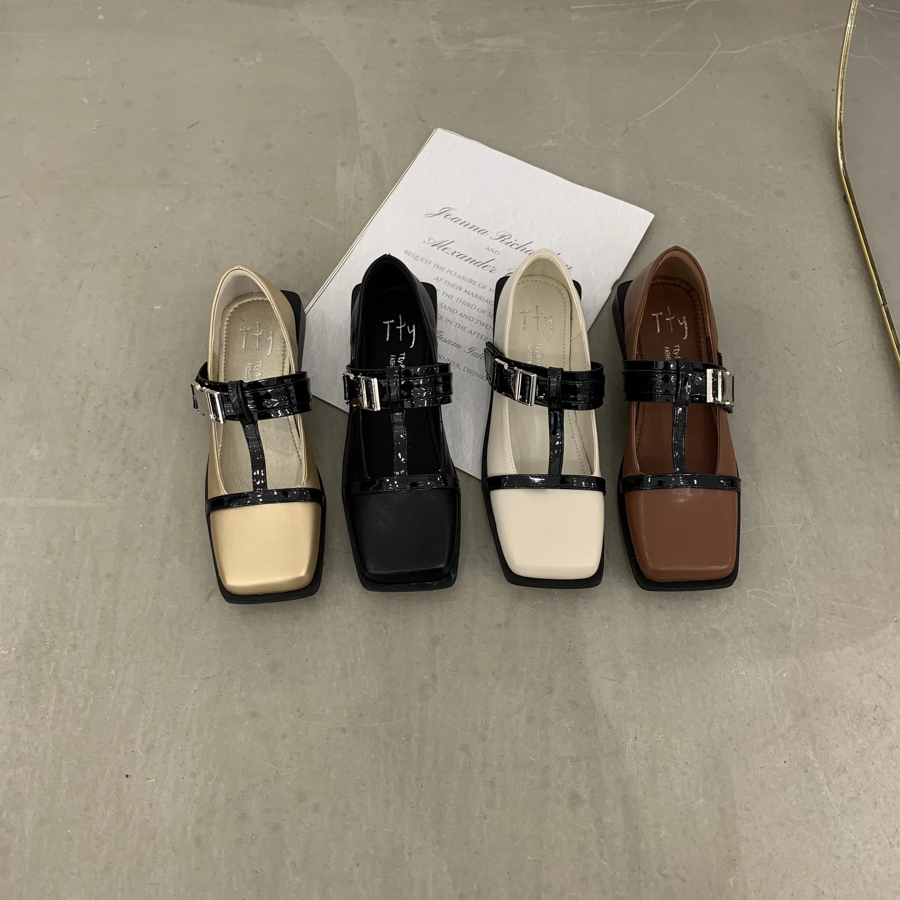 Bailamos Women Square Toe Mary Janes Shoes Women Flat Shoes Spring Autumn Single Shoes Female Sandals Loafer Shoes Zapatos
Bailamos Women Square Toe Mary Janes Shoes Women Flat Shoes Spring Autumn Single Shoes Female Sandals Loafer Shoes Zapatos