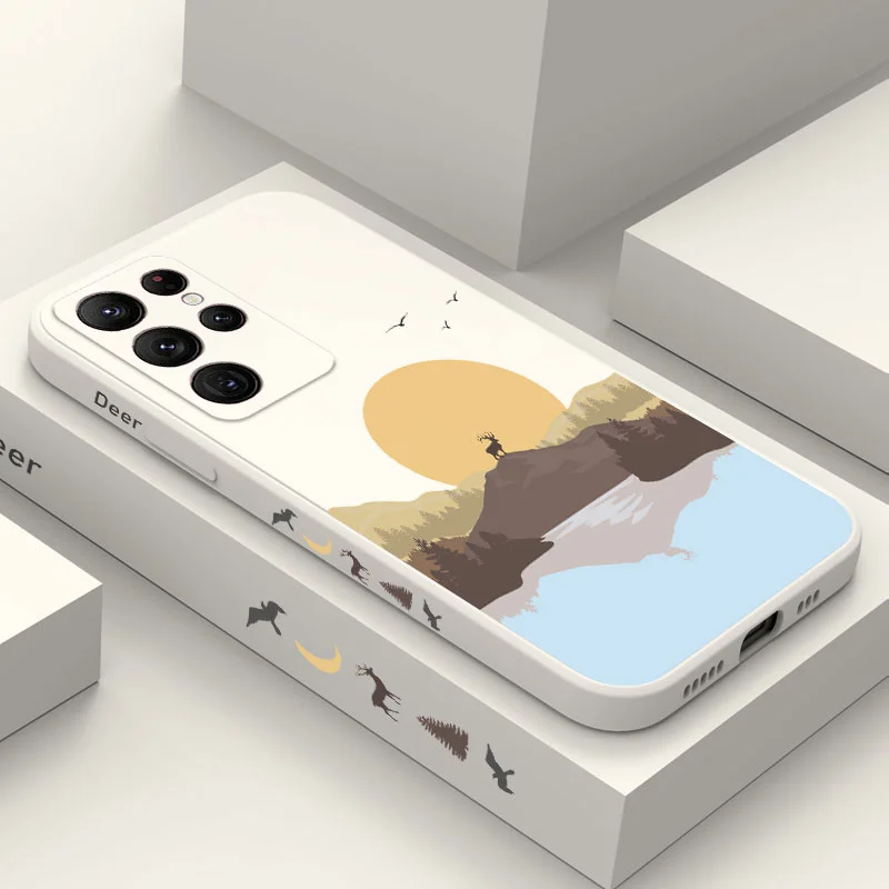 Elk Mountain Shadow Phone Case For Samsung Galaxy S22 S21 S20 Ultra Plus FE S10 S9 S10E Note 20 ultra 10 9 Plus Cover
Elk Mountain Shadow Phone Case For Samsung Galaxy S22 S21 S20 Ultra Plus FE S10 S9 S10E Note 20 ultra 10 9 Plus Cover