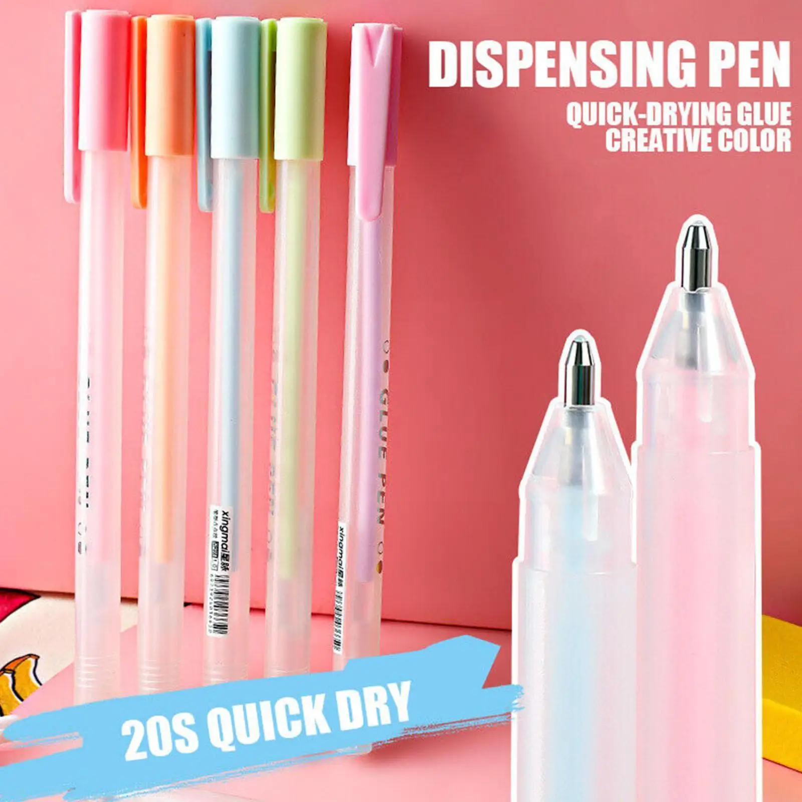 Dispensing Pen Type Macaron Color Fast-drying Diy Children Handmade Point Color Hand High Viscosity Account Glue D Q8w3
Dispensing Pen Type Macaron Color Fast-drying Diy Children Handmade Point Color Hand High Viscosity Account Glue D Q8w3