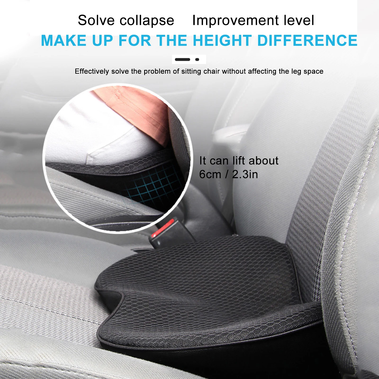 Подушка для автомобильного сиденья, подушка из пены с эффектом памяти, летняя дышащая Нескользящая подушка для автомобильного сиденья, чех... 
Подушка для автомобильного сиденья, подушка из пены с эффектом памяти, летняя дышащая Нескользящая подушка для автомобильного сиденья, чех...