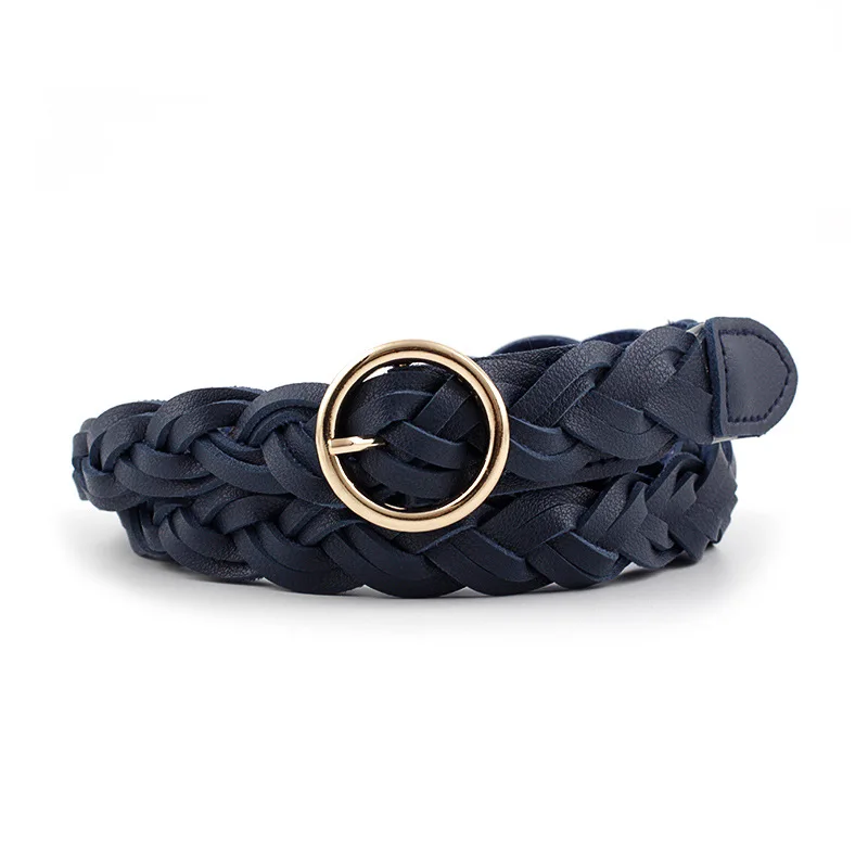 Women Belt Fashion Ladies Woven Belts Korean Style Casual Decorative Dress Jeans Round Buckle Belt Woman Correas Para Mujer
Women Belt Fashion Ladies Woven Belts Korean Style Casual Decorative Dress Jeans Round Buckle Belt Woman Correas Para Mujer
