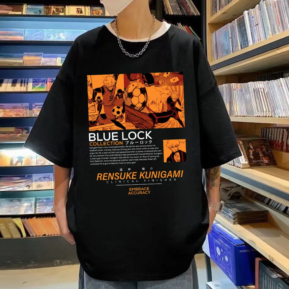 Anime Blue Lock Rensuke Kunigami Print T Shirt Summer High Quality Fashion Loose Tees Unisex Street Casual Pure Cotton T Shirts
Anime Blue Lock Rensuke Kunigami Print T Shirt Summer High Quality Fashion Loose Tees Unisex Street Casual Pure Cotton T Shirts