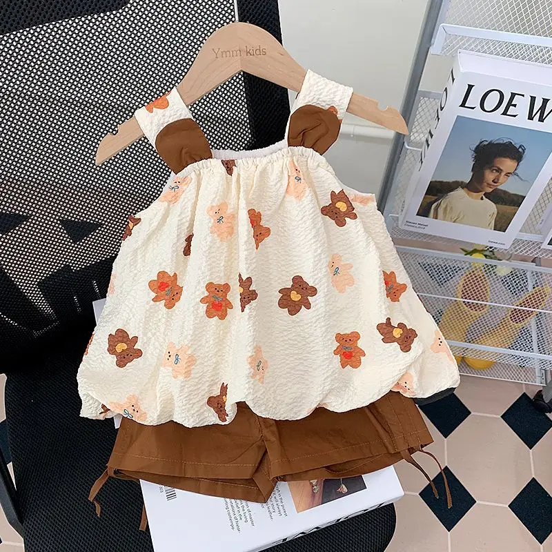 baby girl clothes sets Summer Clothing for kids girls Sleeveless Costumes Casual suits lovable
baby girl clothes sets Summer Clothing for kids girls Sleeveless Costumes Casual suits lovable