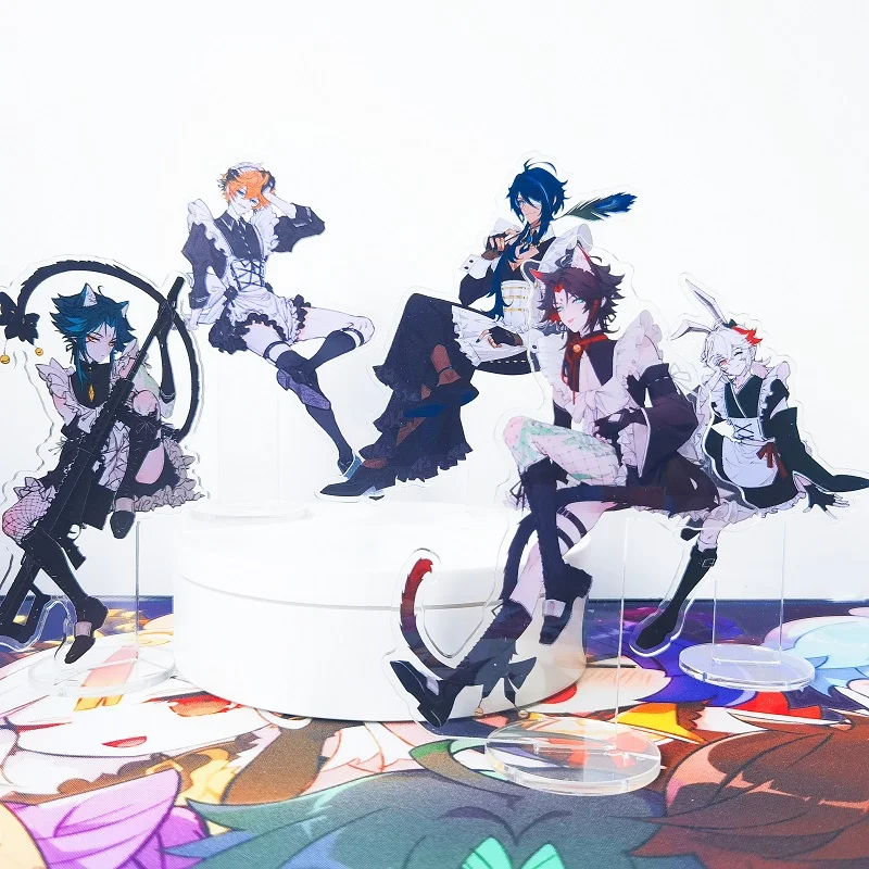 Hot Anime Genshin Lmpact Maid Zhong Li Kaeya Alberich Cosplay Acrylic Game Action Figure Stand Desk Decor Prop Fans Gift
Hot Anime Genshin Lmpact Maid Zhong Li Kaeya Alberich Cosplay Acrylic Game Action Figure Stand Desk Decor Prop Fans Gift