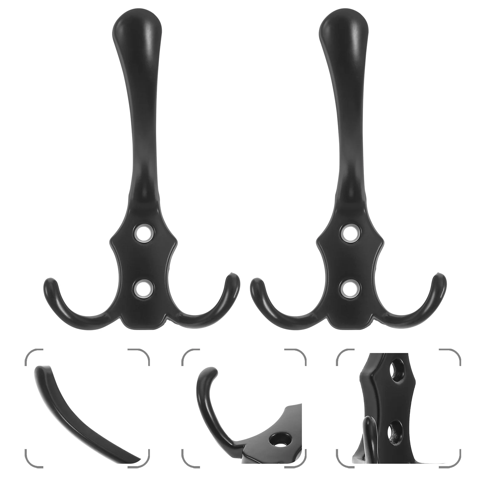 Hooks Wall Coat Towel Hanger Hook Hangingbathroom Rack Metal Black Mounted Entryway Bath Vintage Double Towels Clothes Robe Key
Hooks Wall Coat Towel Hanger Hook Hangingbathroom Rack Metal Black Mounted Entryway Bath Vintage Double Towels Clothes Robe Key