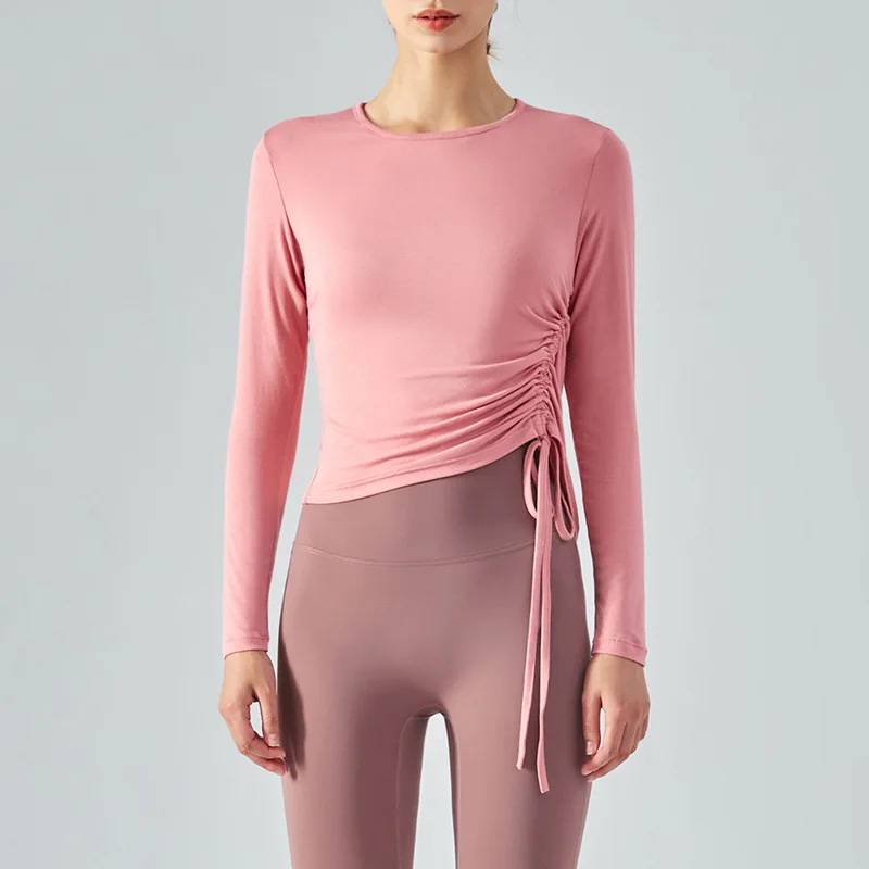 Women Bandage Yoga Shirts Elastic Long Sleeve Sport T-shirts Quick Dry Gym Fitness Running Tops Female Slim Training Undershirts
Women Bandage Yoga Shirts Elastic Long Sleeve Sport T-shirts Quick Dry Gym Fitness Running Tops Female Slim Training Undershirts