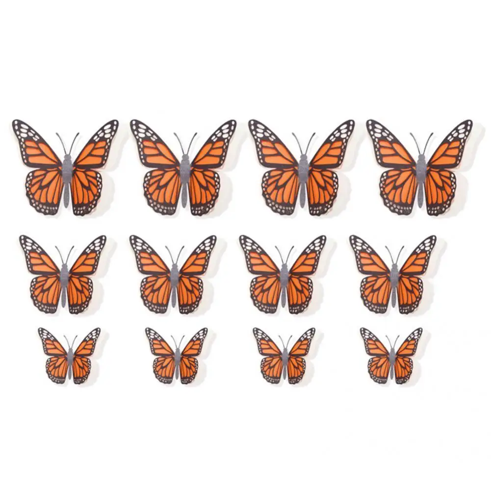 12Pcs Tile Sticker Decorative Paper Easy Use 3D Butterfly Hollow Window Decal Glass Sticker for Indoor
12Pcs Tile Sticker Decorative Paper Easy Use 3D Butterfly Hollow Window Decal Glass Sticker for Indoor