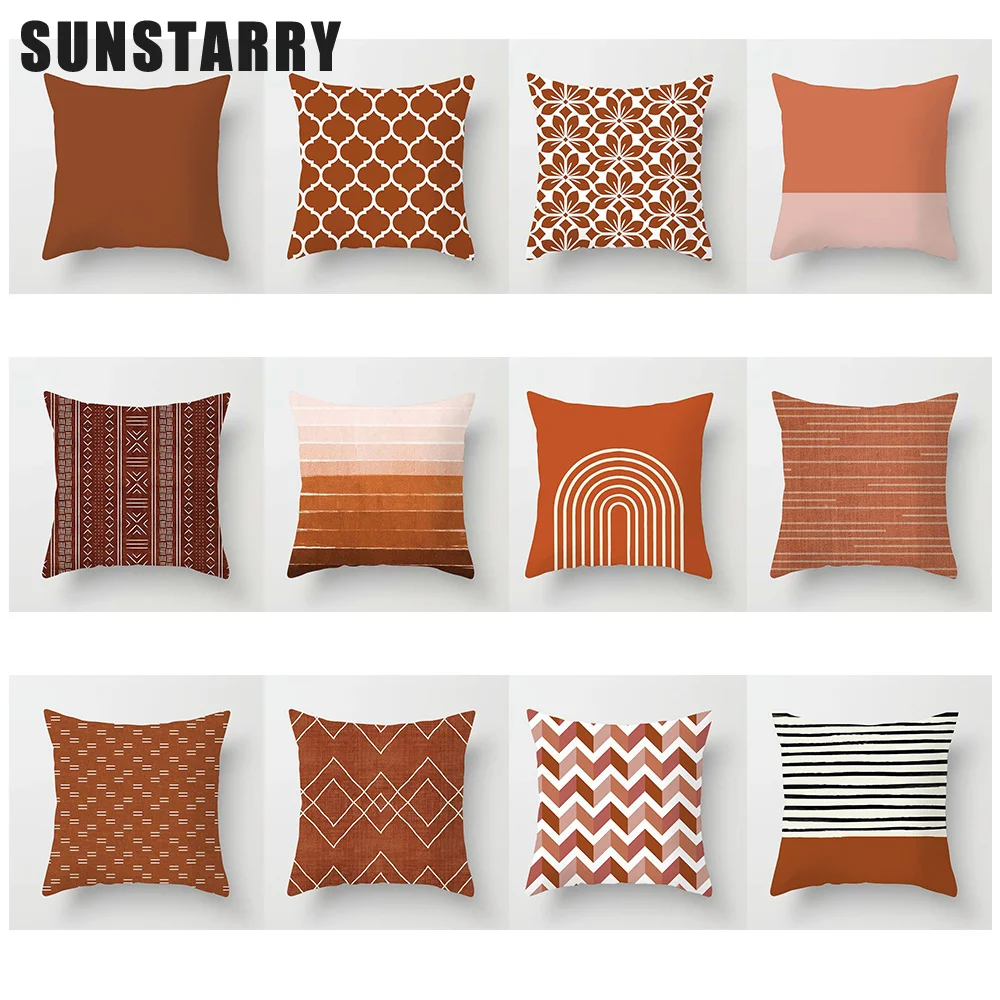 Brown Series Modern Simple Cushion Cover INS Style Pillowcase Square Sofa Fall Decor Pillow Cover Striped Lattice Funda Cojín
Brown Series Modern Simple Cushion Cover INS Style Pillowcase Square Sofa Fall Decor Pillow Cover Striped Lattice Funda Cojín