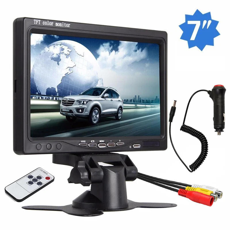 12V Car 7'' Monitor Rear View Backup Camera Parking System 7 inch LCD Monitor Car Truck Caravan Van Rear View Backup Camera
12V Car 7'' Monitor Rear View Backup Camera Parking System 7 inch LCD Monitor Car Truck Caravan Van Rear View Backup Camera