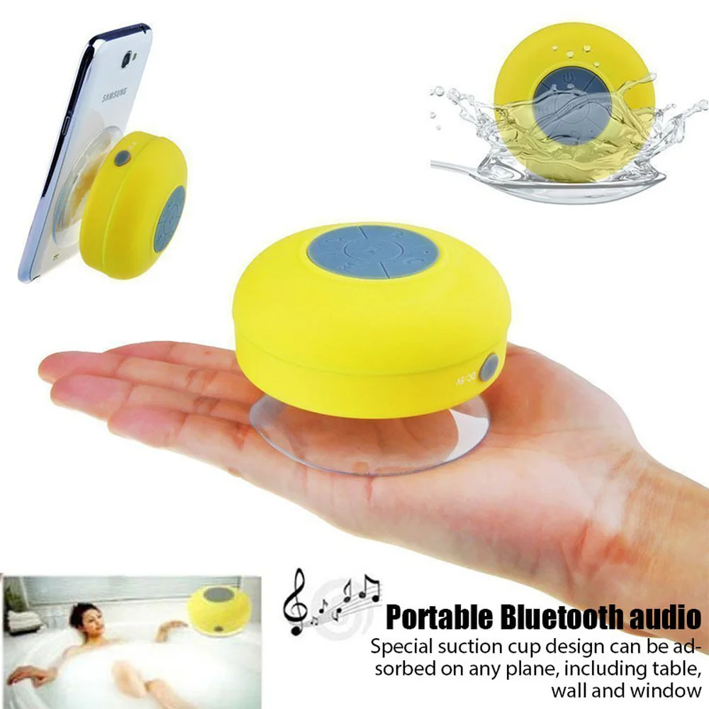 Mini Bluetooth Speaker Portable Waterproof Wireless Handsfree Speakers for Showers Bathroom Sucker Bluetooth Speaker Sound Box 
Mini Bluetooth Speaker Portable Waterproof Wireless Handsfree Speakers for Showers Bathroom Sucker Bluetooth Speaker Sound Box