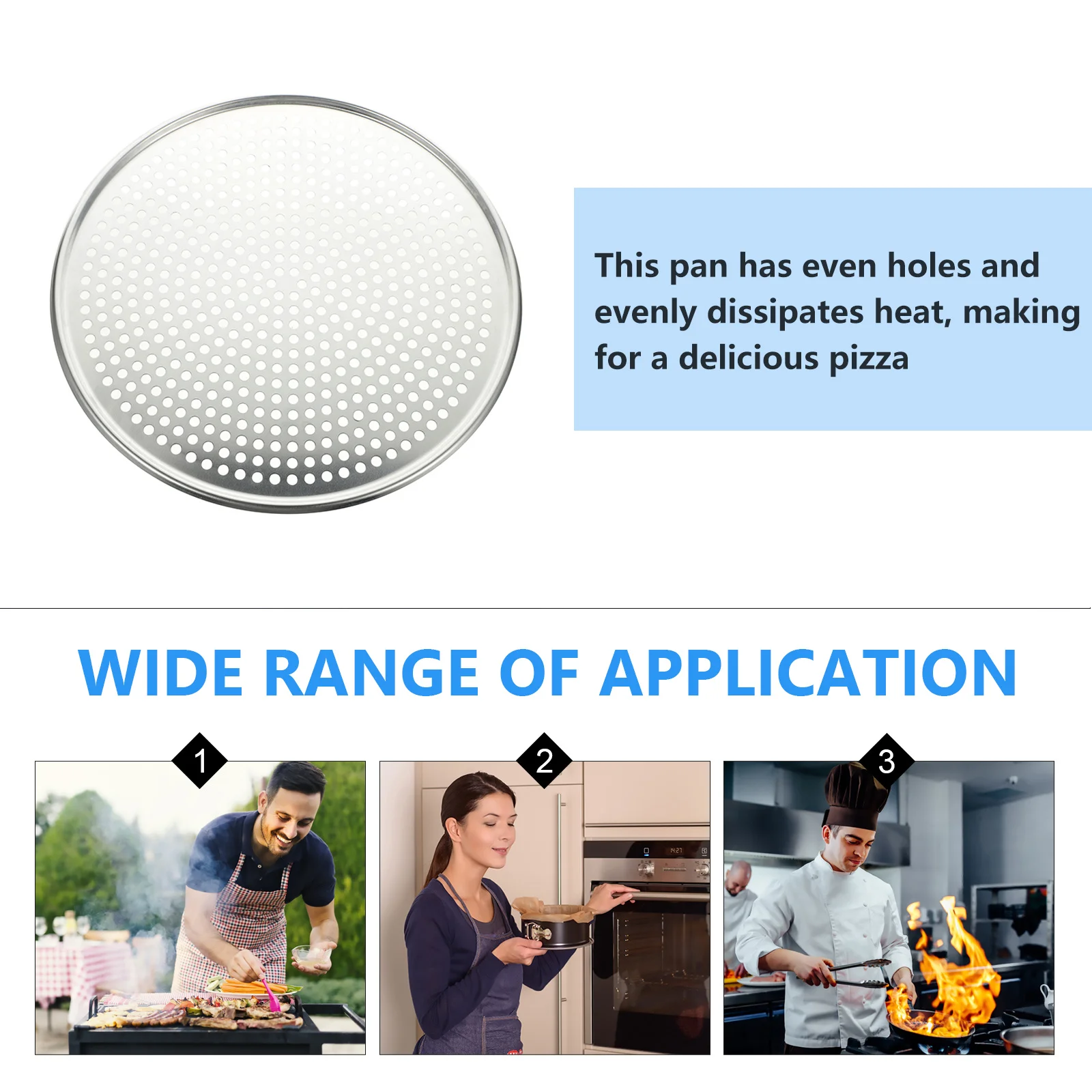 Pizza Pan Baking Tray Pans Oven Plate Inch Non Stick Round Screen Sheet Bakeware Dish Bread Roastingholes Steel Net Deeppie
Pizza Pan Baking Tray Pans Oven Plate Inch Non Stick Round Screen Sheet Bakeware Dish Bread Roastingholes Steel Net Deeppie