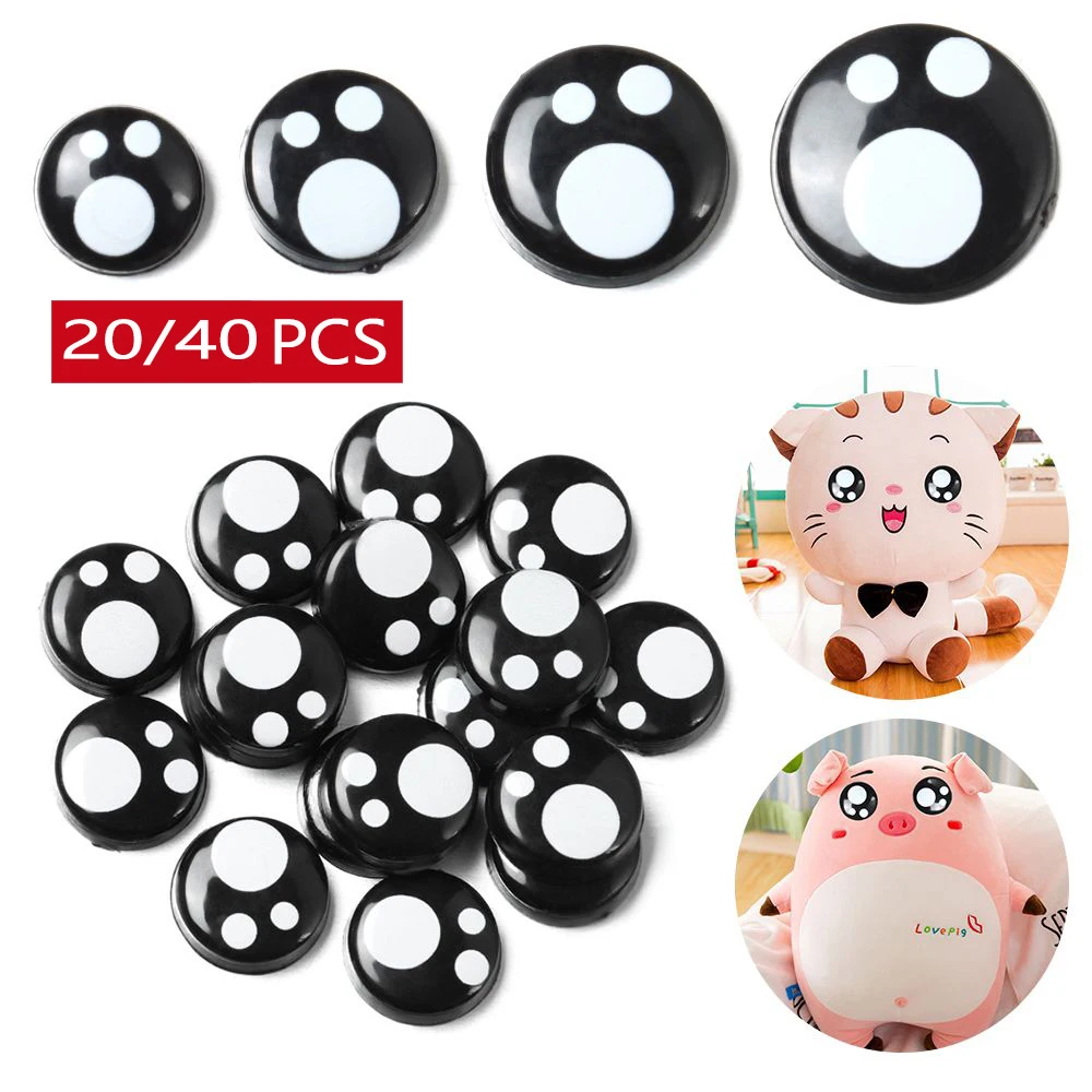20/40pcs 8-14mm Plastic Black Eyes For Toys Cartoon Safety Eyes Animal Puppet Crafts Children DIY Toys Plush Doll Accessories
20/40pcs 8-14mm Plastic Black Eyes For Toys Cartoon Safety Eyes Animal Puppet Crafts Children DIY Toys Plush Doll Accessories