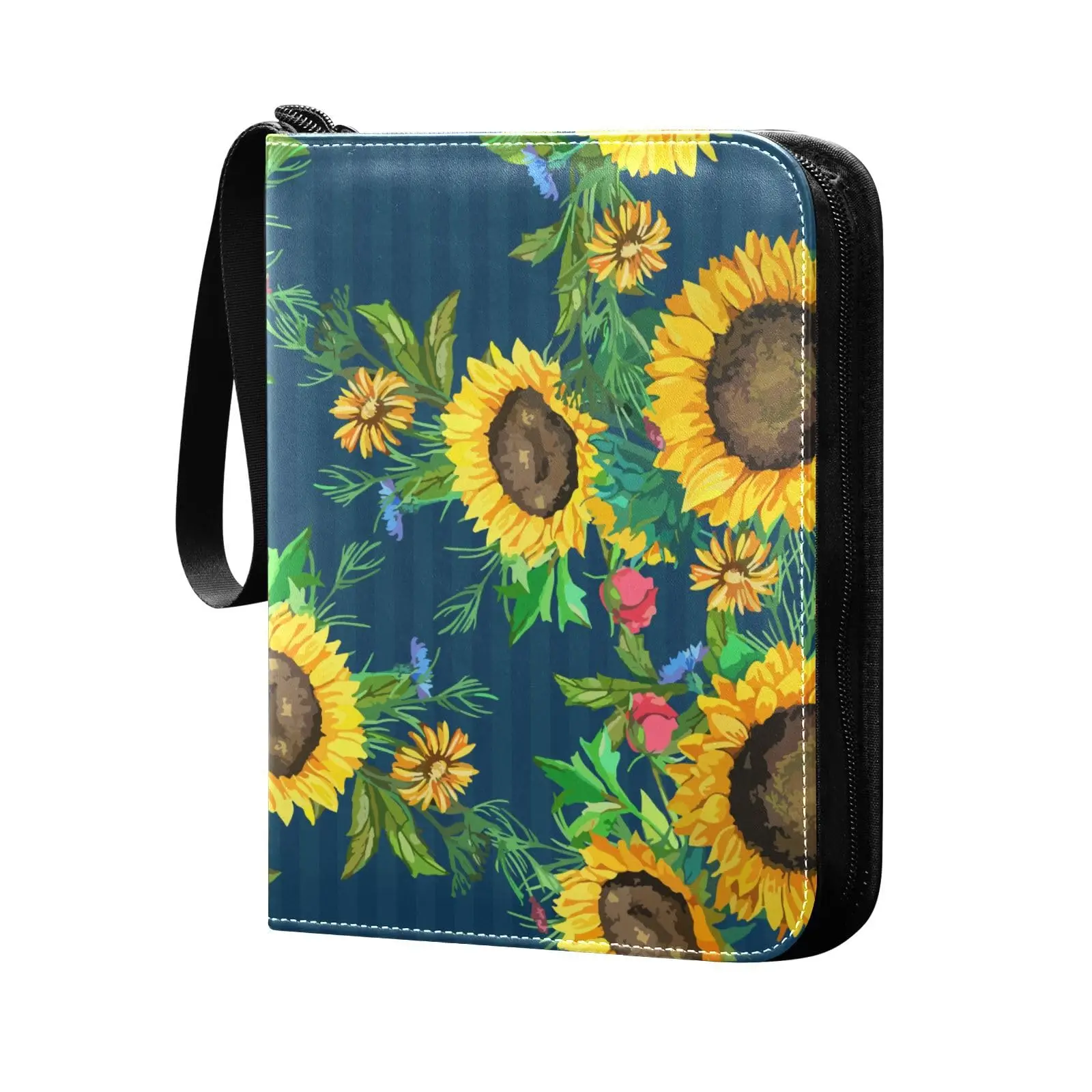 4-карманная папка для карточек Sunflowers Green Leaves двусторонний карманный альбом 400