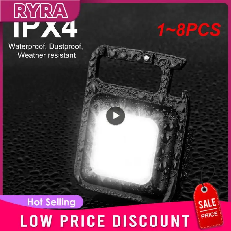 1~8PCS Mini LED Flashlight Keychain Light Multifunctional Portable COB Camping Flashlights USB Charging Work Lights fishing
1~8PCS Mini LED Flashlight Keychain Light Multifunctional Portable COB Camping Flashlights USB Charging Work Lights fishing