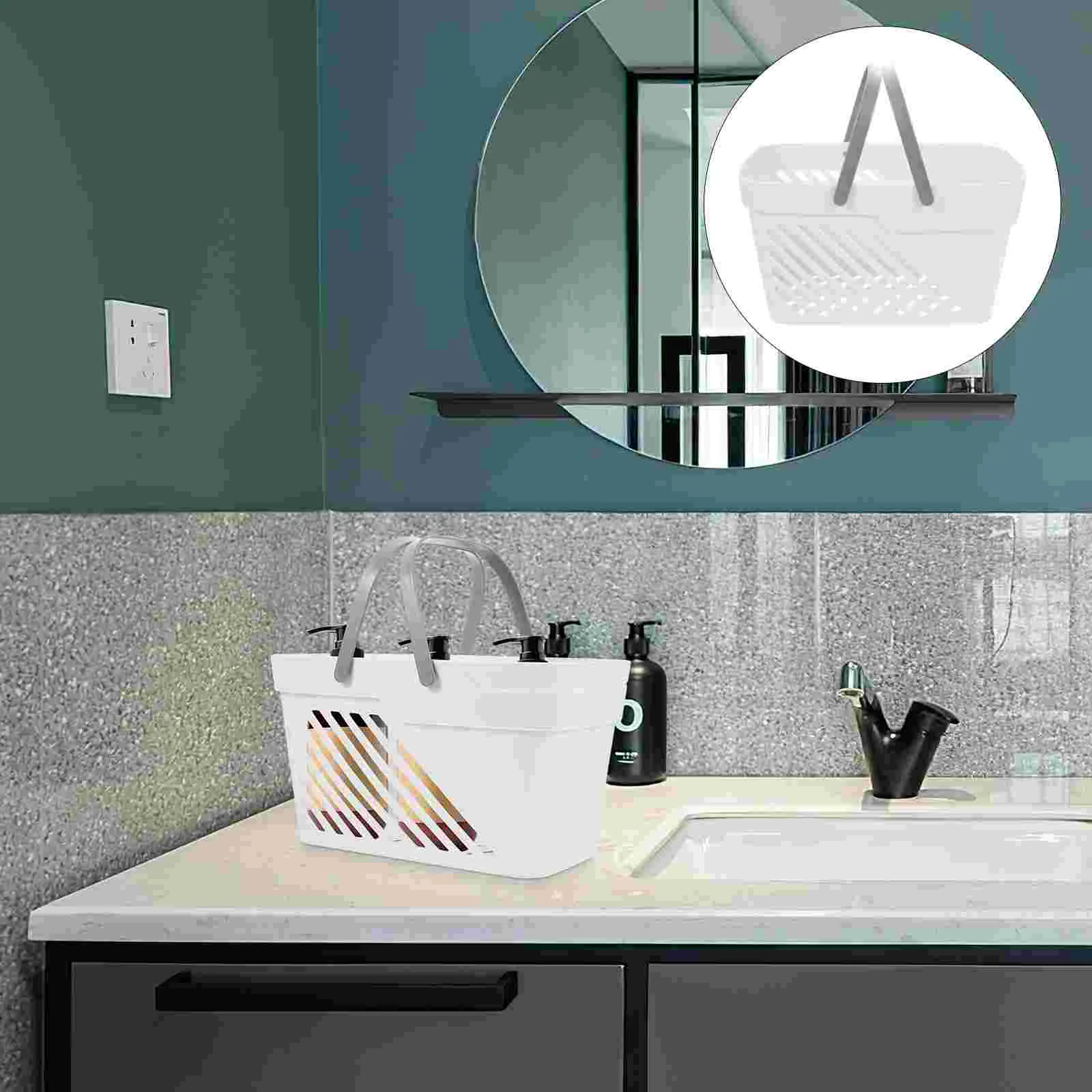 Desktop Plastic Basket Organizer Household Portable Storage Bins Storage Container Pp Small Bins Bathroom
Desktop Plastic Basket Organizer Household Portable Storage Bins Storage Container Pp Small Bins Bathroom